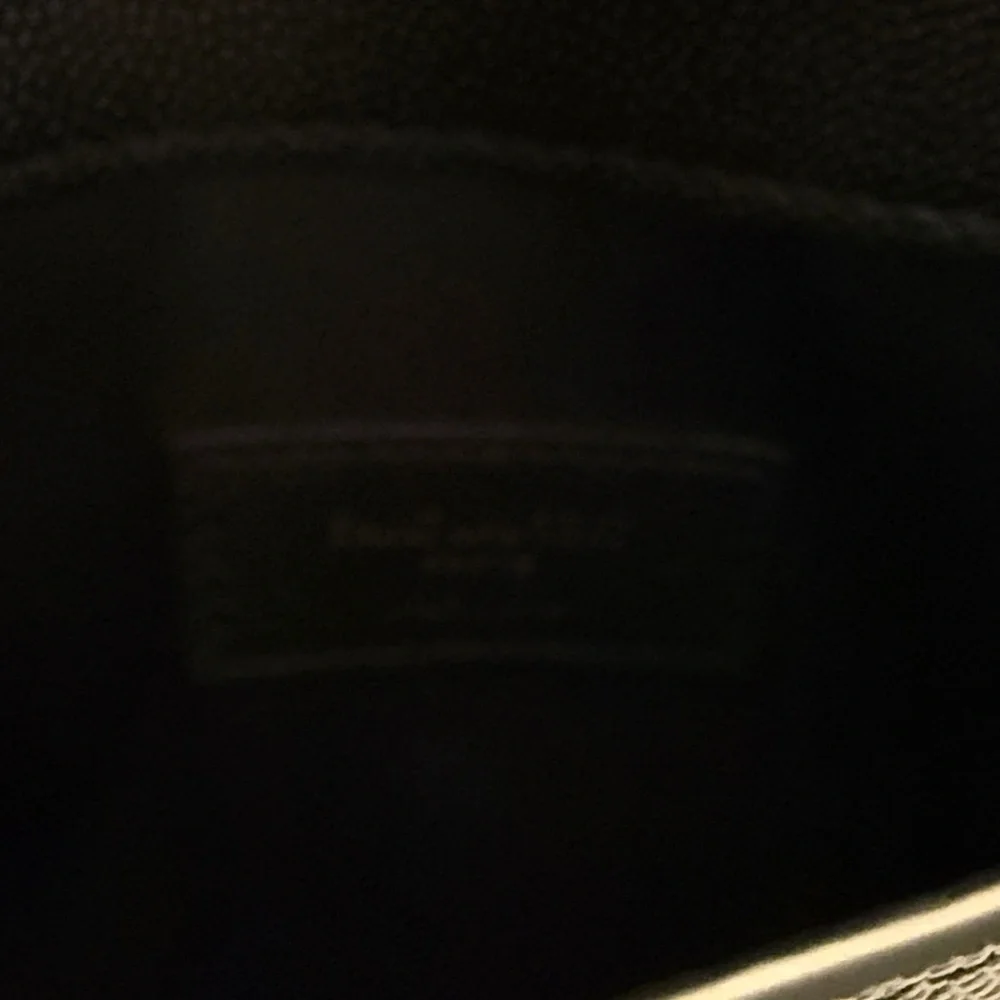 Saint Laurent Elegant Black Envelope Clutch YSL BLACK - Picture 7 of 11